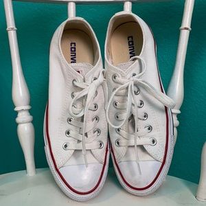 Converse All⭐️Star White Shoes, Men’s 5/women’s 7